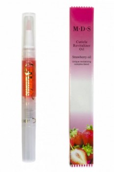 Товары для маникюра Косметика L Ищем организаторов СП  - Масло для кутикулы MDS Cuticle Revitalizer Oil, карандаш с кисточкой, 5 ml. (Клубника).jpg