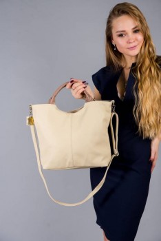 Зима игривая, а сумочка красивая - НОВИНКА!!! 185 бежевый мадрас+ящер капучино(ручки) (8).jpg