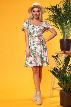 Молодежная одежда для ярких девушек Chicwear - dress-cuffs-flowers.jpg